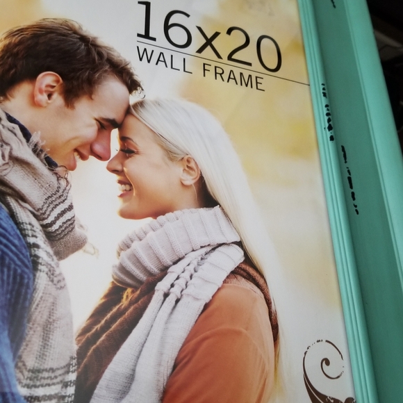 ❗Large Tiffany Blue Rustic Wall Picture Frame❗ - Picture 3 of 5